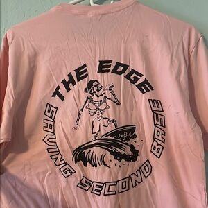Next Level Apparel Pink Tee - The Edge bar Virginia Beach